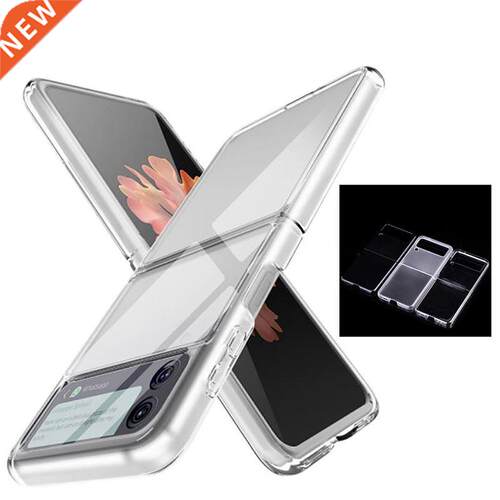 Transparent Protective Cover For Z Flip  5G Case Hard PC Sh