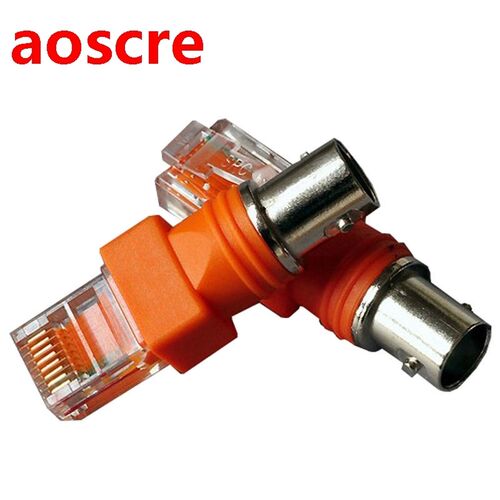 6Pcs/Lot BNC Female to RJ45 male adapter, RJ45 to BNC Connec