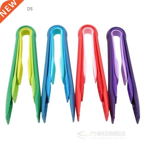 3Pcs/Set Plastic Food Tong 3 In 1 arecue Q Tongs Anti-sl