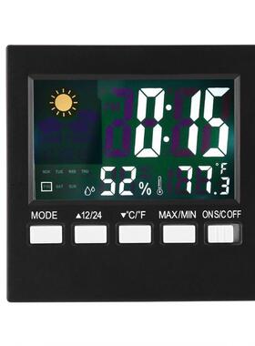 Digital Thermometer Alarm Clock Temperature Humidity Weather