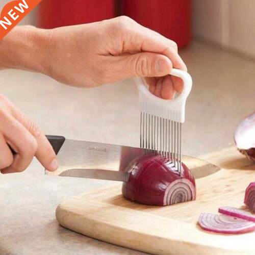 Stainless Steel Kitchen Gadgets Onion Slicer Tomato Vegetabl
