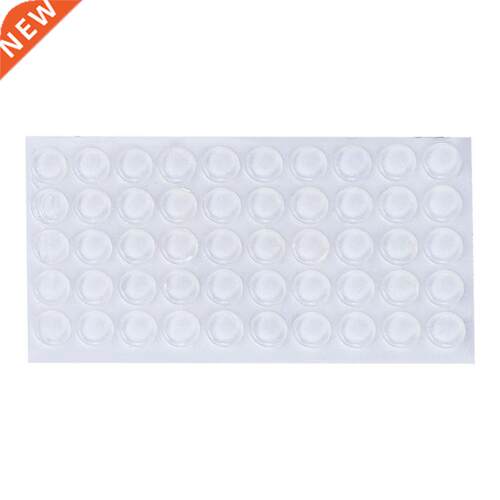 50Pcs Door Stops Stopper Silicone Cabinet Self Adhesive Bump