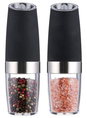 Gravity Electric Salt and Pepper Grinder Set with Adjuable