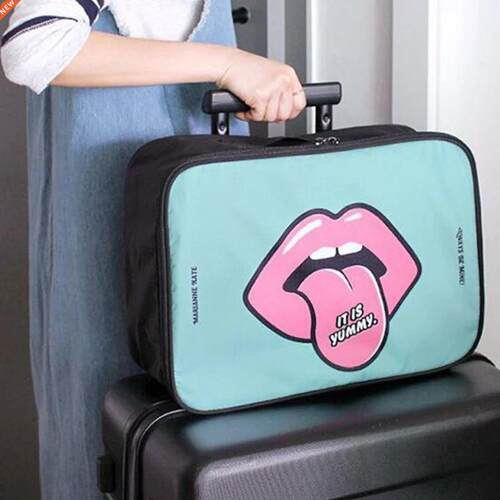 Tongue Nylon Foldable Travel Bags Unisex Large Capacity Bag