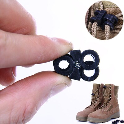 10pcs Rapid Shoelaces Convenient Antiskid Shoes Molle Tactic