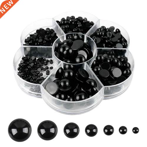 1Set -12mm Black Round Plastic Eyes For Dolls Making Toys B