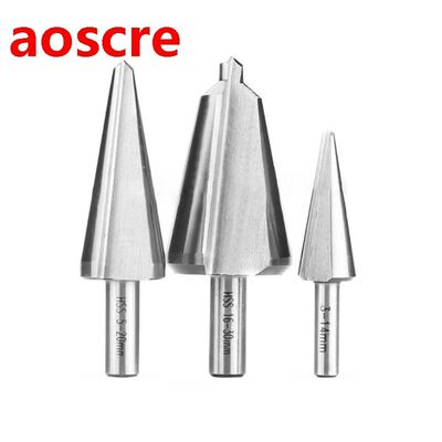 3-14mm 8-20mm 16-30mm 3 Pieces Umbrella Step Drill Bit Hole