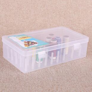 Empty Sewing Thread Storage Box Container Case Holder 42 Sp