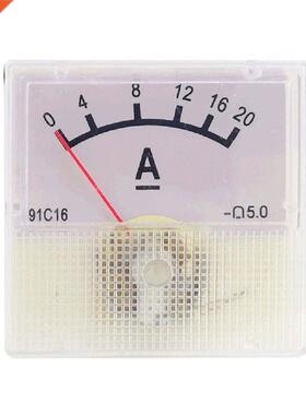 Current Test Mechanical Pointer Type DC Panel Meter DC 0-20A