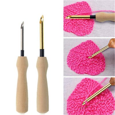 1/2pcs Knitting Embroidery Pen Weaving Felting Craft Punch N