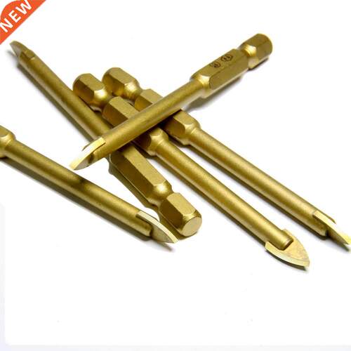 5pcs 6mm Glass Drill Bits Set Titanium Coated Ceramic Tile