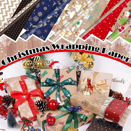European Retro Kraft Party Gift Paper Paper Christmas Gift P