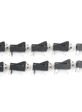10Pcs PJ302M 3.5MM 1/8 Female Audio Connector 3 Pin DIP Head