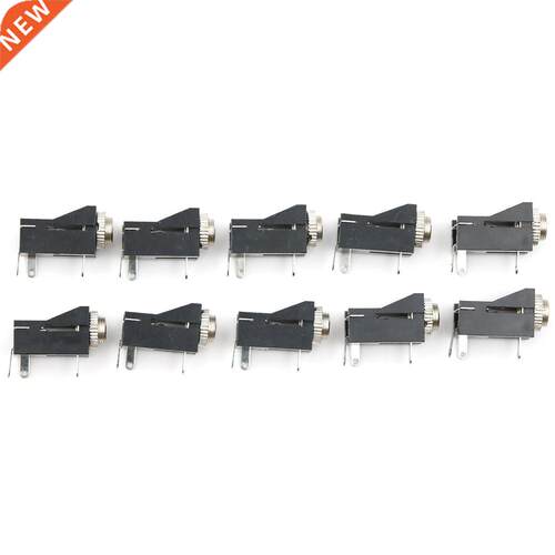 10Pcs PJ302M 3.5MM 1/8 Female Audio Connector 3 Pin DIP Head