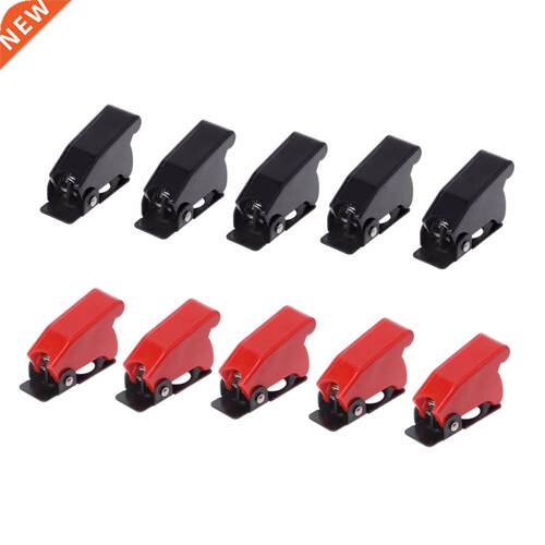 5 Pcs Plastic 12mm Toggle Switch Safety Cover Protector Cap