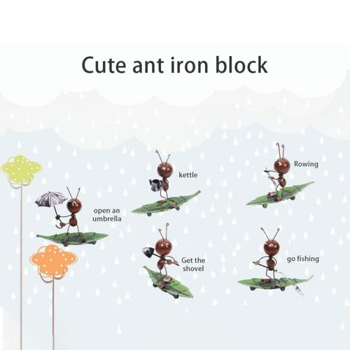 Miniatures Metal Ant Ornament Gifts Sculpture Figurine Anima