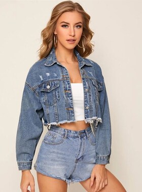 NEDEINS Autumn Women Denim Jacket For Women Coat Jacket Sing