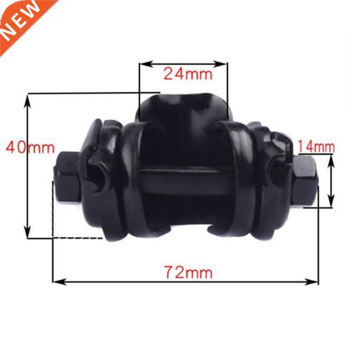 Black Aluminum Alloy Saddle Clip Tube Clip Saddle Holder Co