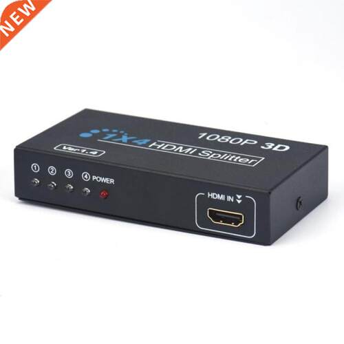 Best OEM HDMI Splitter Box Full HD 1X4 4 Port Hub Repeater 3