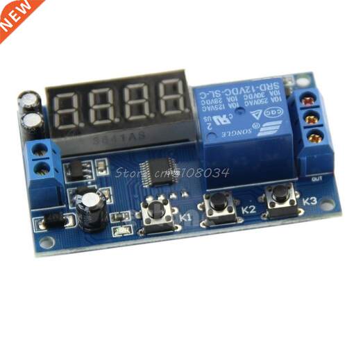 12V Digital LED Automation Delay Timer Control Switch Relay