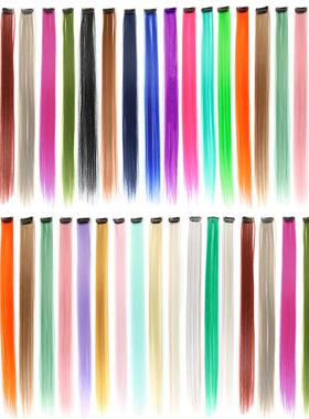 Clip In Hair Extensions Straight/Wavy Fringe Fake Hair Natur