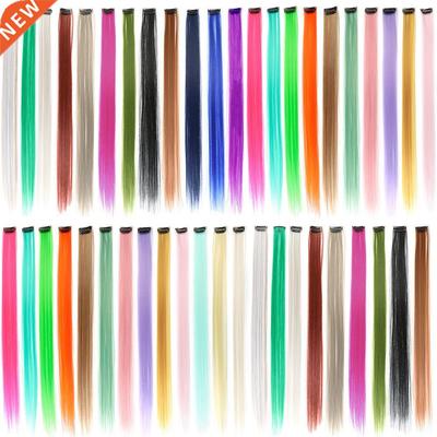 Clip In Hair Extensions Straight/Wavy Fringe Fake Hair Natur