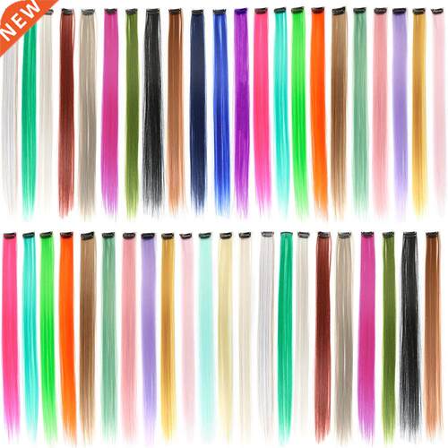Clip In Hair Extensions Straight/Wavy Fringe Fake Hair Natur