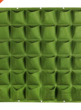 18/36/64 Pockets Green Grow Bags Pla Vertical Garden Veg