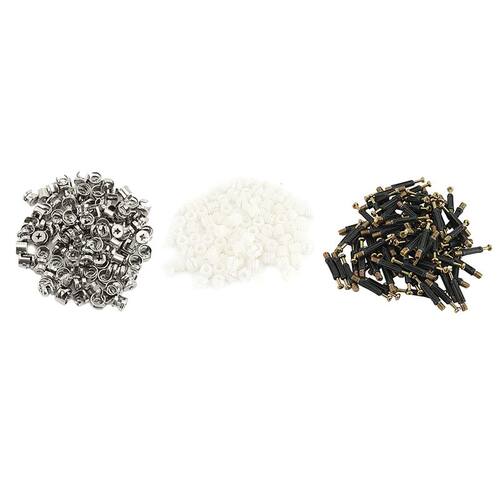 100 PCS Bolts and Screws Furniture Connection Accessories, W
