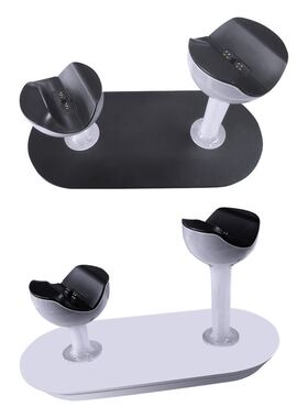 Dual Controller Charger Holder Stand Wine Glass Shaped Charg