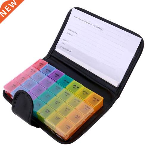 Portable 28 grlles plules bo?te support tablette plule &eacu