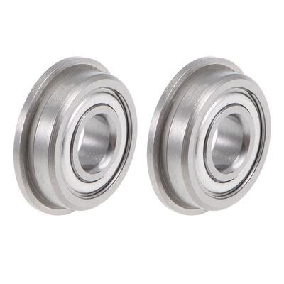 F695ZZ Flange Ball Bearing 5x1x4mm Shielded Chrome Bearings
