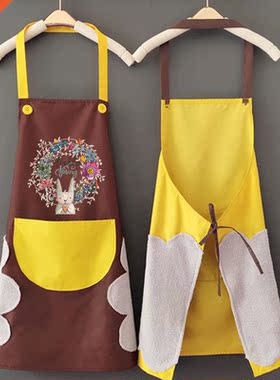 Kitchen Wipeable Waterproof Oil-Proof Cartoon Wreath Rabbit