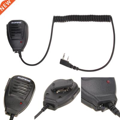 PTT Handheld Speaker Two Way Radio Speaker Microphone For wa