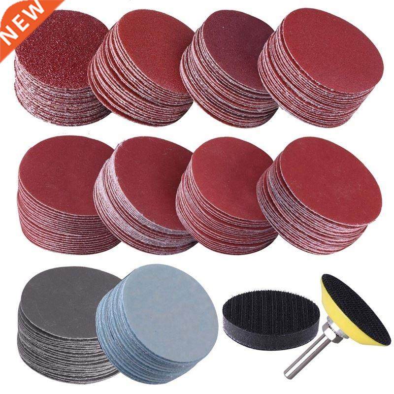 200Pcs 50mm 2 Inch Sander Disc Sanding Discs 80-3000 Grit Pa