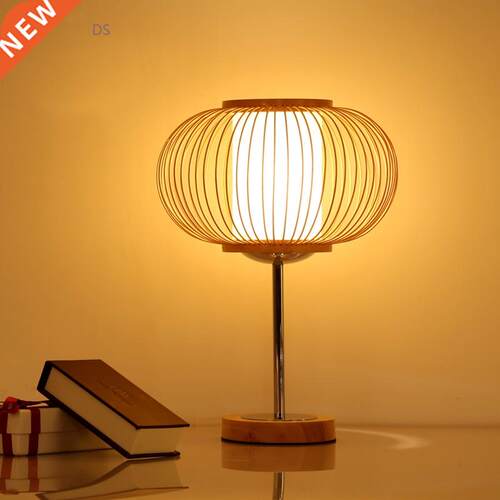 Chinese bamboo wood series table lamps bedside lamp lighting