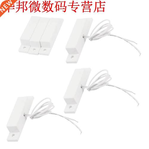 2X3pcs GEEN normaal open Wired Security Alarm deur magnetisc