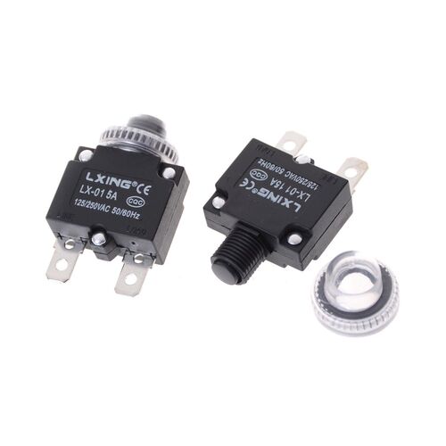 1Set Hot Thermal Switch Circuit Breaker Overload Protector 5