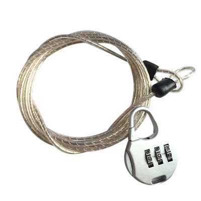 Newly Anti-theft Password Lock Steel Cable Luggage Security