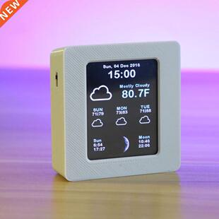 Household Intelligent Wifi Weather Report Clock Time Data Te