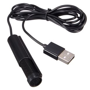 MINI MICROPHONE STUDIO CONDENSER WITH USB CABLE BLACK FOR PC