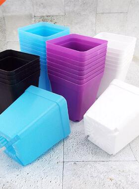 7cm 10cm Mini Flower Pots Planters grow pot Plastic Small Nu