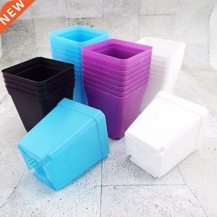 7cm 10cm Mini Flower Pots Planters grow pot Plastic Small Nu