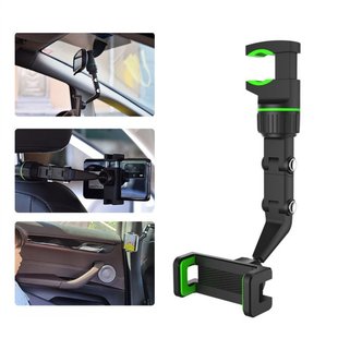 Universal Car Rearview Mirror Phone Mount Holder Concealed C