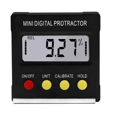 Digital Protractor Inclinometer Level Box Waterproof Angle F