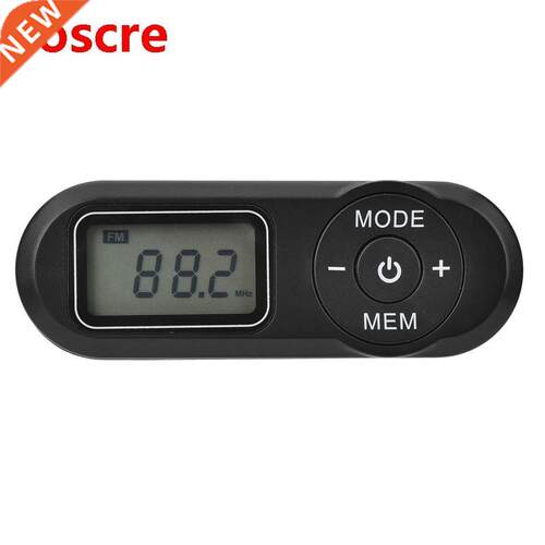 Portable FM Radio LCD Display Mini Radio For Leisure Sports