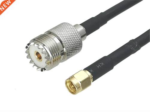 RG58 UHF SO239 Female Jack to SMA Male Plug Connector RF Coa