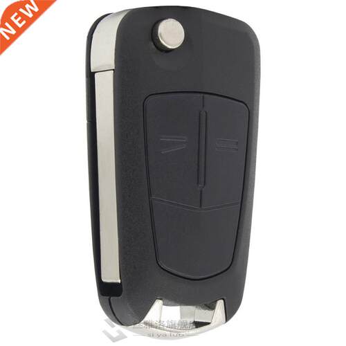 WhatsKey 2 Button Flip Remote Folding Car Key Fob Case Opel