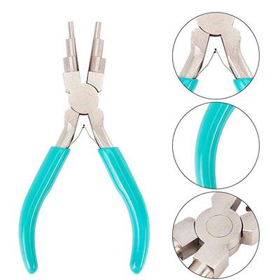 6-In-1 Bail Making Pliers Loop Sizes 3 - 9.5 Millimeter Wire