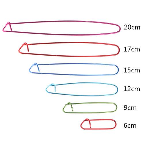 6Pcs Multi-color Marker Stitch Holder Needle Clip Craft Safe